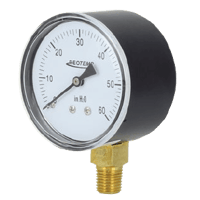Reotemp General Purpose Low Pressure Gauge, Series PC25